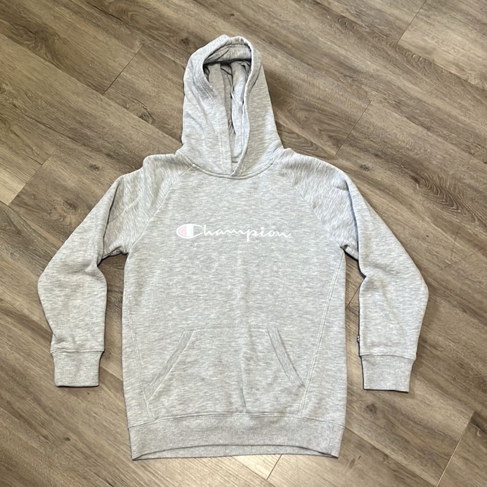 Lot of 2 Girls UNDER ARMOUR and Champion  Hoodie Sweatshirts Both Size Large - Picture 8 of 13